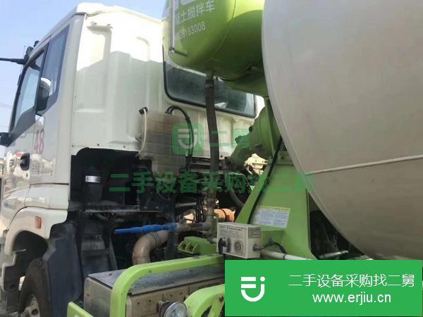 轉(zhuǎn)讓二手混泥土攪拌罐車18年福田歐曼12方14方攪拌罐車支持分期付款