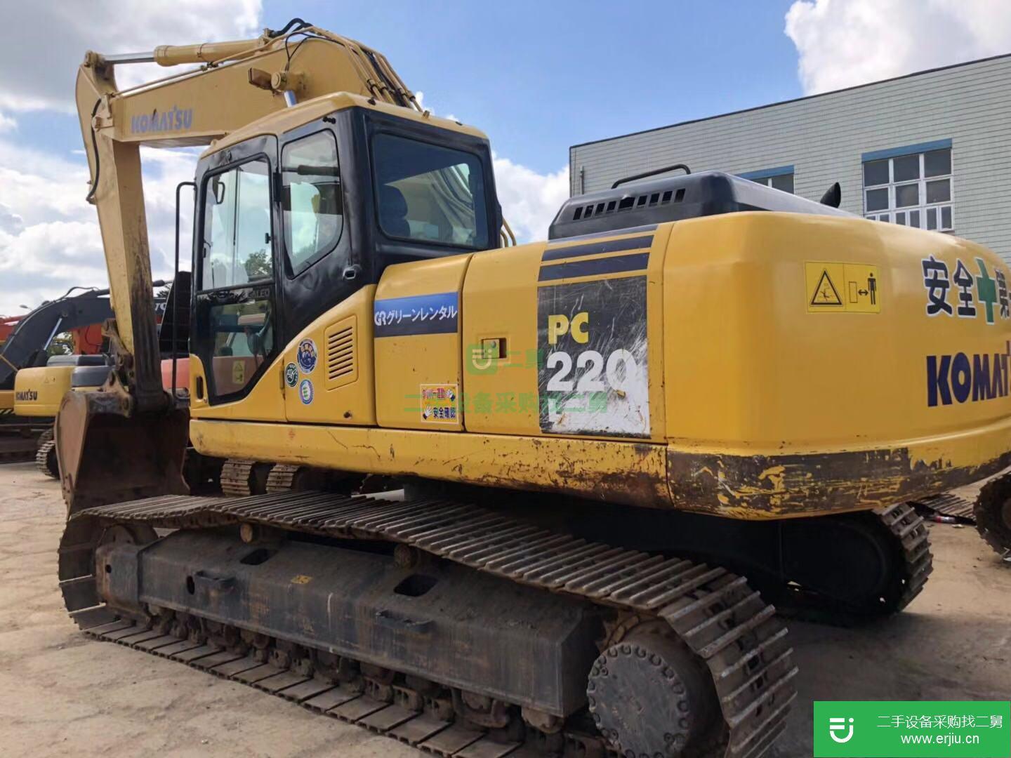 急售二手挖掘機小松220-7 價格便宜 車況極好 (質保包送手續全)