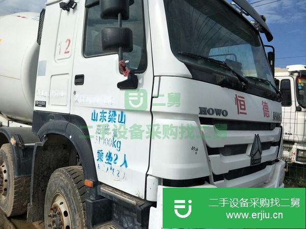 轉讓二手的17年22方豪沃鴻達上裝攪拌車，可分期付款