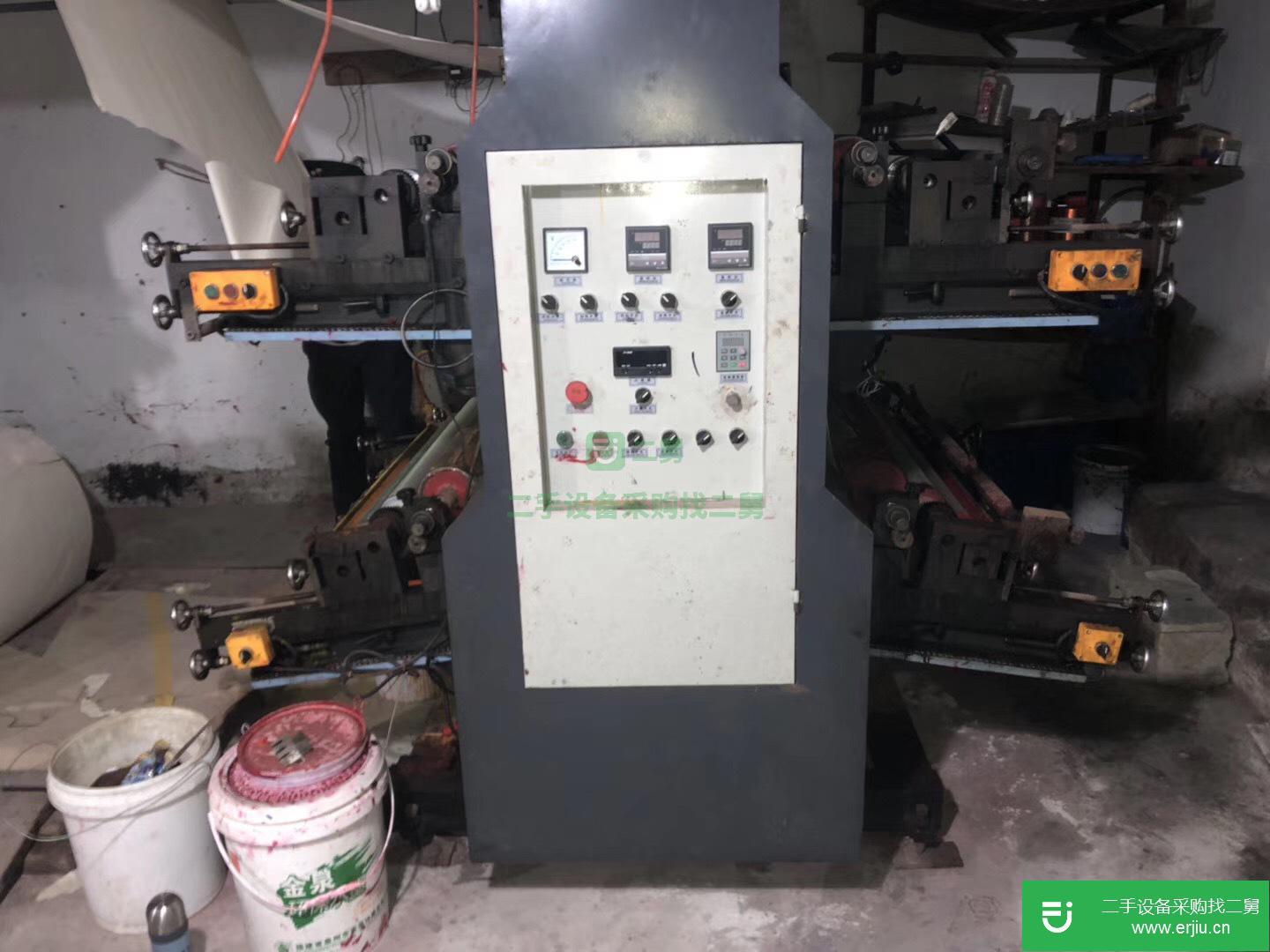 出售一米寬四色柔性版印刷機陶瓷輥和金屬輥兩套
