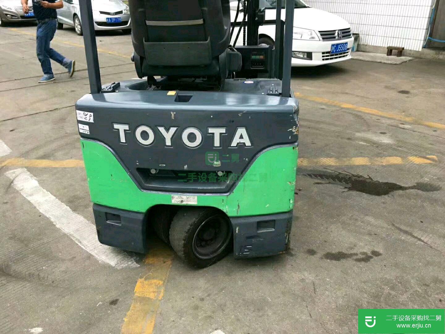 二手叉車豐田1.5噸電瓶叉車，進口電瓶叉車價格便宜