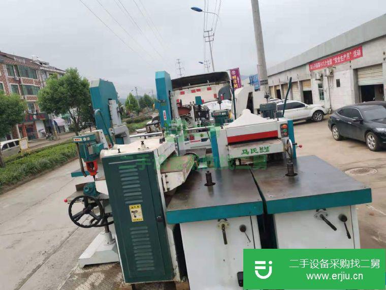 轉讓二手木工帶鋸 五疊開榫機 精密鋸方孔鉆往復鋸