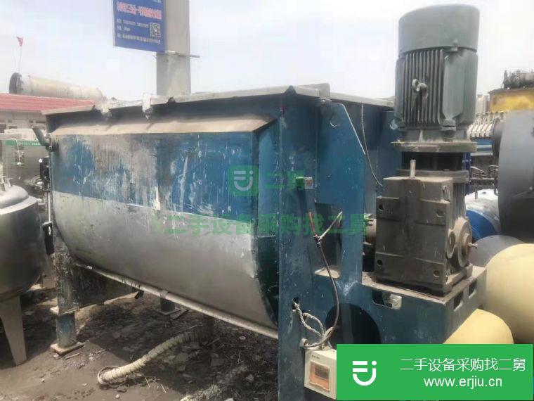 轉讓:出售二手3立方電加熱螺帶混合機