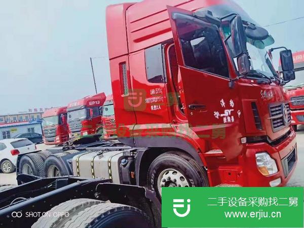 轉讓出售二手17年天龍牽引車   國五排放  420馬力