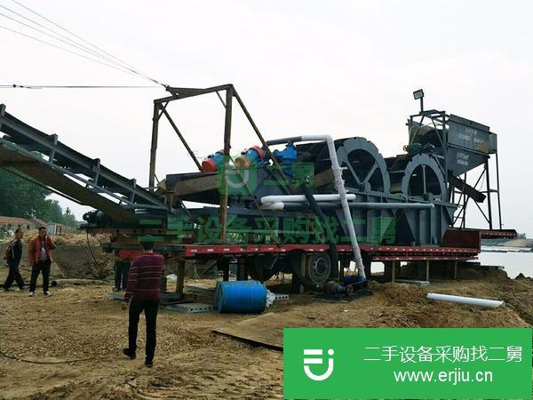 轉(zhuǎn)讓出售二手移動(dòng)洗砂機(jī)
