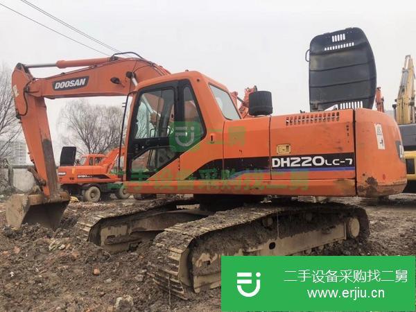 個人轉讓二手挖掘機斗山220-7全國免費配送