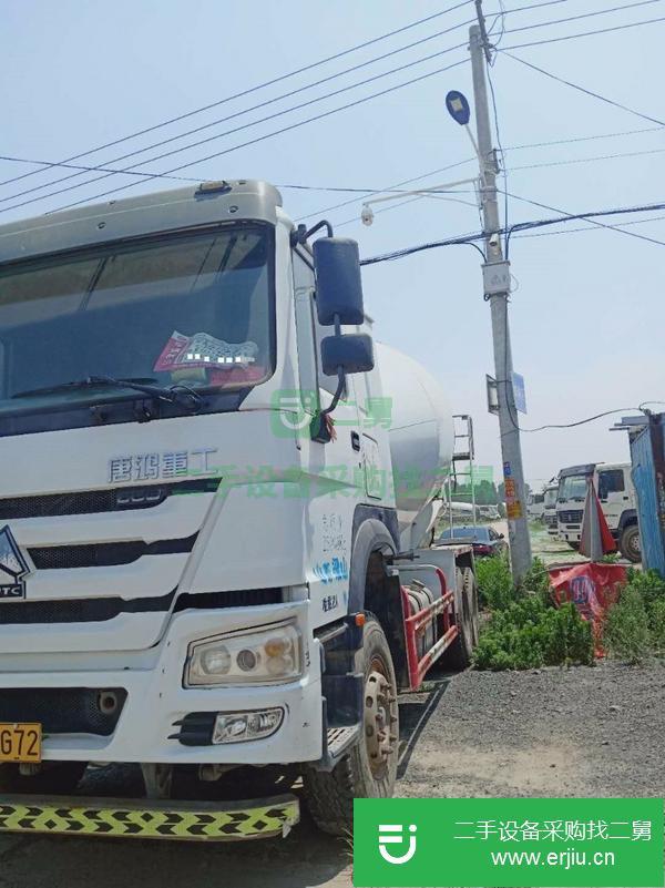 轉讓急售17年二手豪沃攪拌車 380馬力 后八輪 大14方