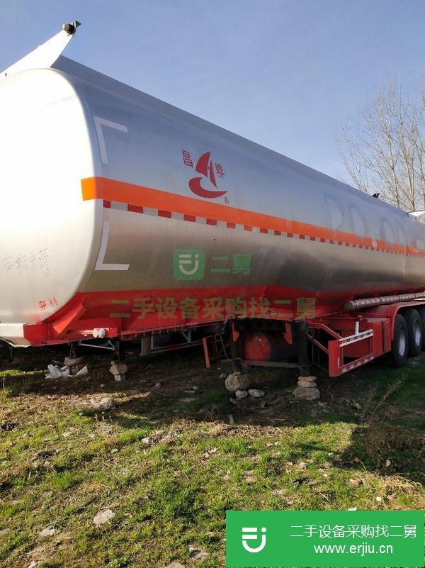 轉(zhuǎn)讓二手鋁合金50立方油罐車 原車手續(xù) 保證原裝車