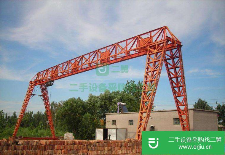 轉讓:低價出售二手起重機龍門吊行車單梁花架式5噸10噸16噸20噸