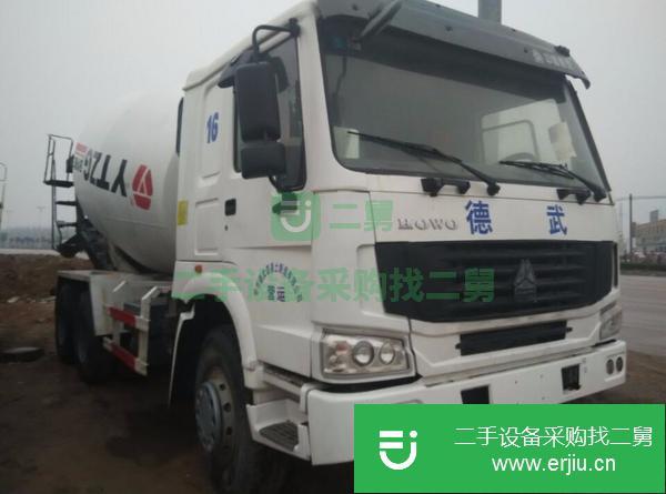 出售二手混凝土攪拌罐車,豪沃,手續齊全,原車原版