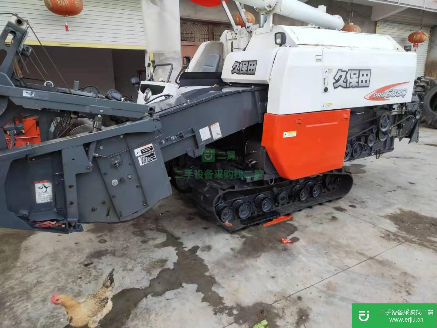 出售二手的九成新的久保田16年688旋耕機(jī)
