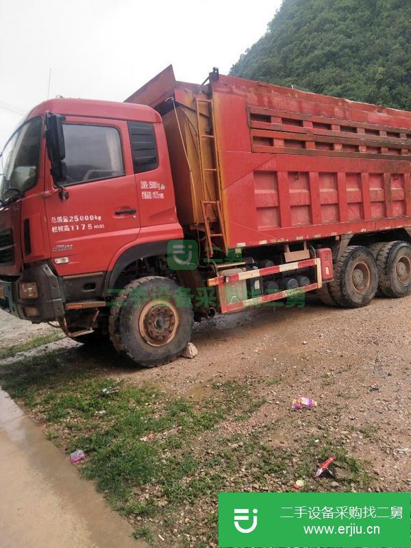 轉(zhuǎn)讓風(fēng)東天龍KC后八輪自卸車,350碼力