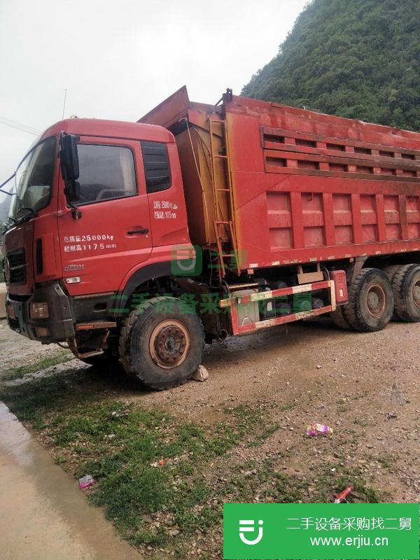 轉(zhuǎn)讓風(fēng)東天龍KC后八輪自卸車,350碼力