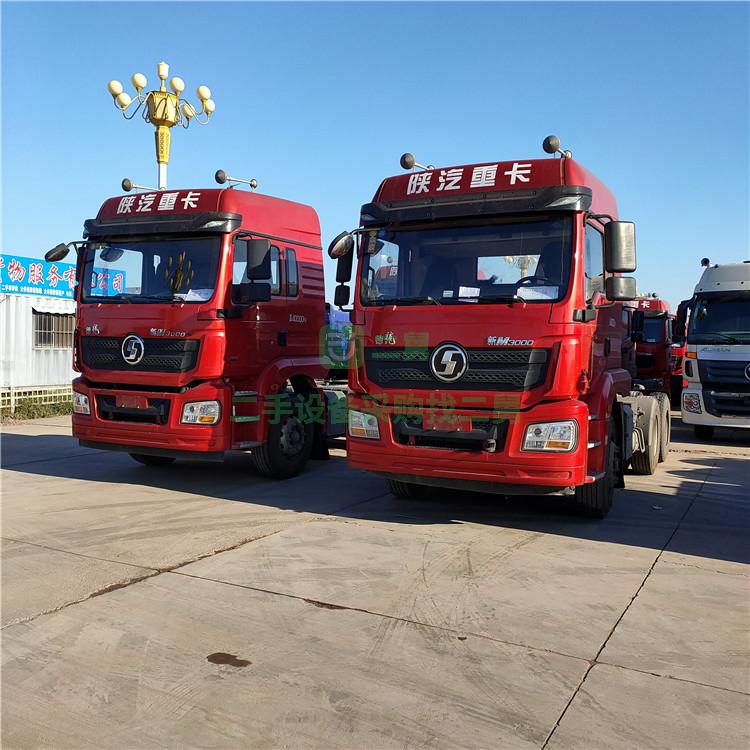 急售9成新陜汽德龍半掛牽引車
