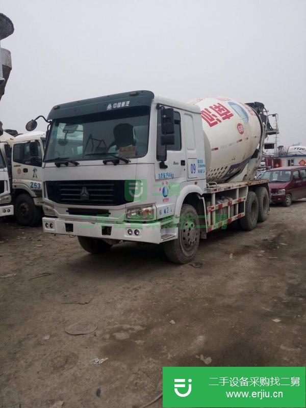 出售二手混凝土攪拌罐車,豪沃,手續齊全,原車原版