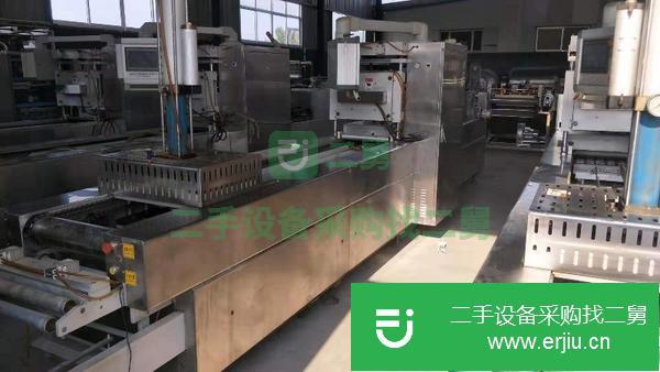 轉讓二手拉伸膜包裝機全自動連續拉伸膜真空包裝機電子產品包裝機