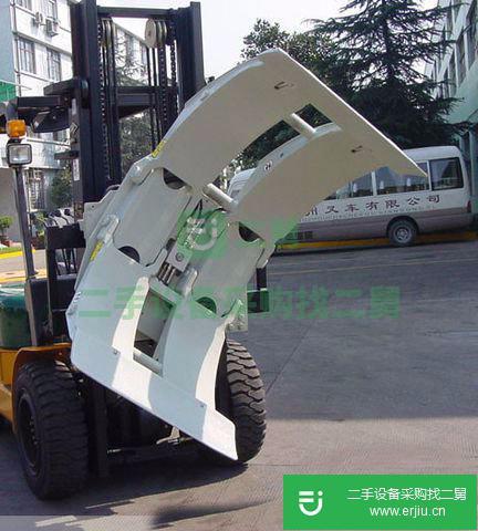 轉讓二手夾包叉車，個人二手卡斯卡特卷紙包夾二手叉車 (圓桶紙卷進口抱夾叉車)