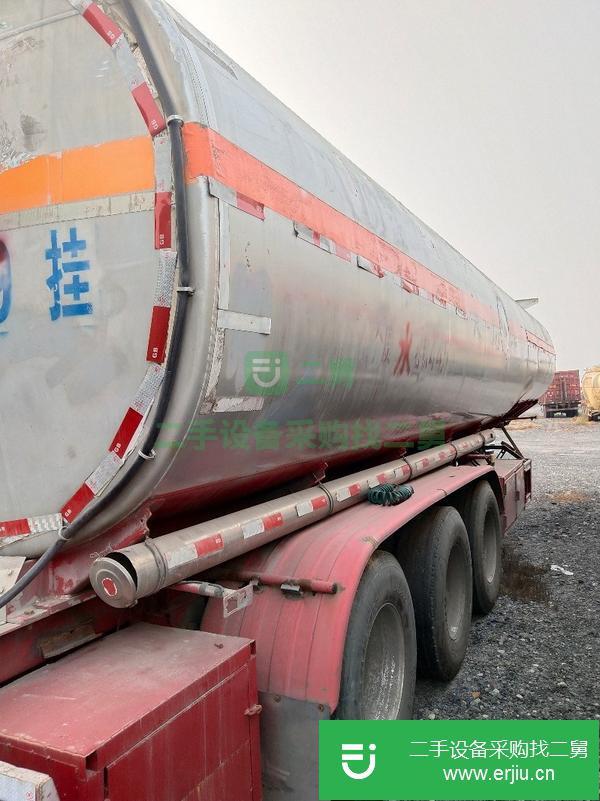 轉讓二手鋁合金45立方油罐車 保證原裝車 普通貨運手續