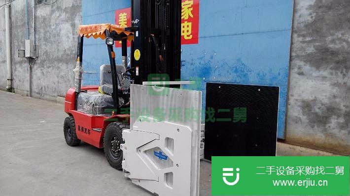轉讓二手夾包叉車，個人二手卡斯卡特卷紙包夾二手叉車 (圓桶紙卷進口抱夾叉車)