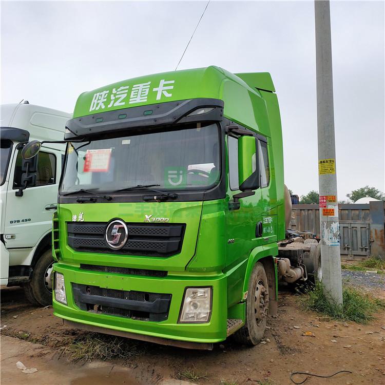 急售9成新牽引車陜汽德龍天然氣牽引車頭山東省濟寧市