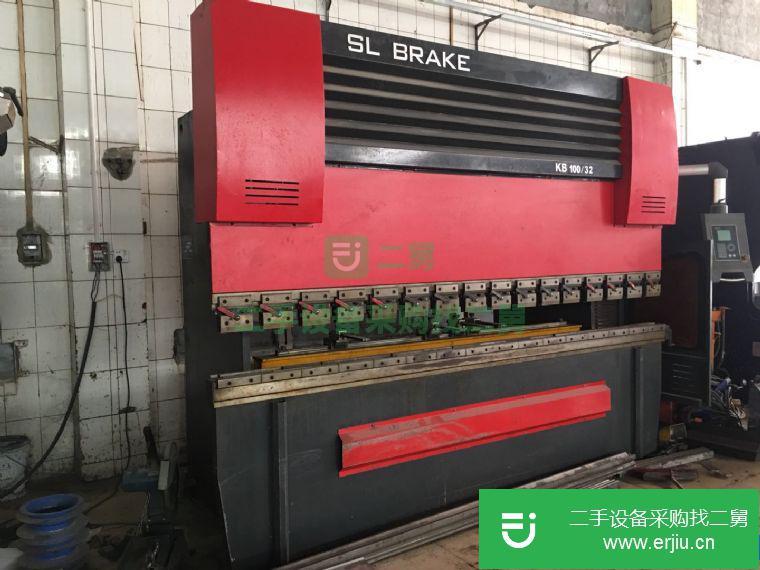 轉(zhuǎn)讓8成新100TX3200二手折彎機(jī)，數(shù)控刨槽機(jī)，激光切割機(jī)