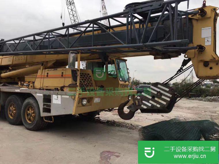 轉讓8成新二手格魯夫汽車吊TMS800B 100噸汽車吊