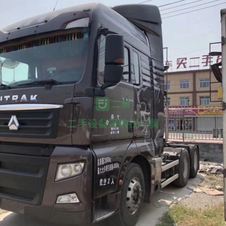 急售8成新二手牽引車頭  重汽汕德卡德國曼發動機