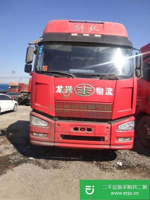 轉讓二手解放J6P牽引車,14年8月份,國四輕體,420馬力