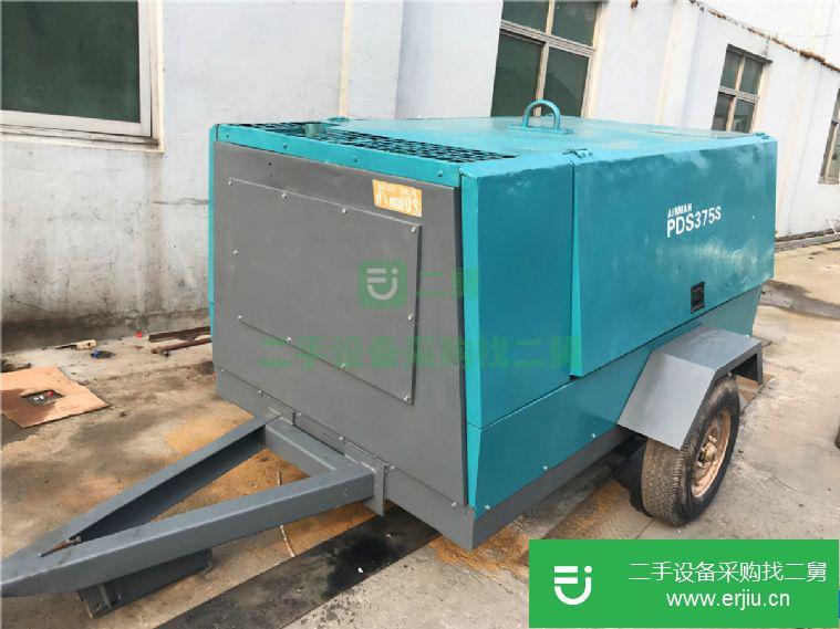 轉(zhuǎn)讓:二手埃爾曼PDS375S空氣壓縮機(jī)7成新