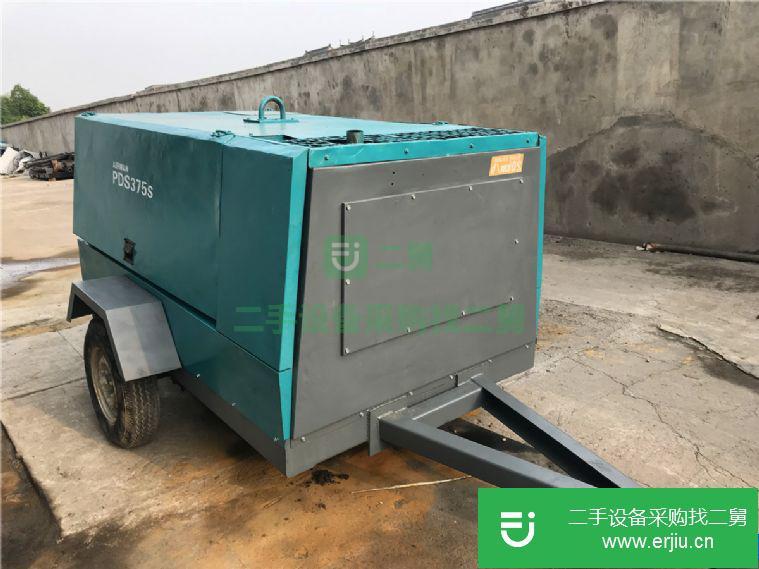 轉(zhuǎn)讓:二手埃爾曼PDS375S空氣壓縮機(jī)7成新