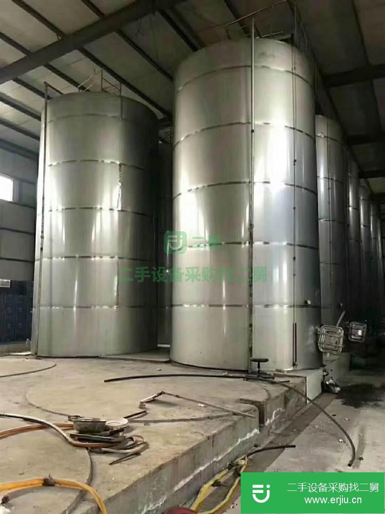 供應二手304不銹鋼儲存罐 20立方儲酒罐