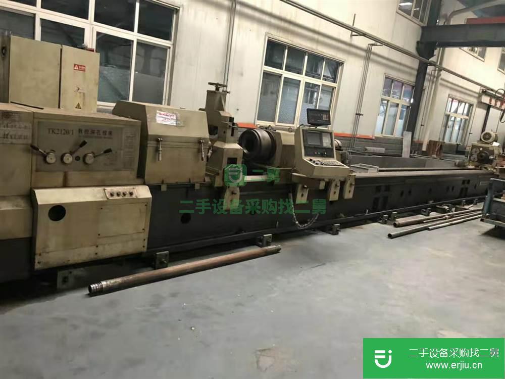 低價出售德州德隆4米數控深孔鏜床