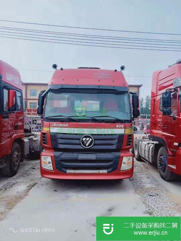 轉(zhuǎn)讓出售17年二手歐曼牽引車   國五排放  400馬力