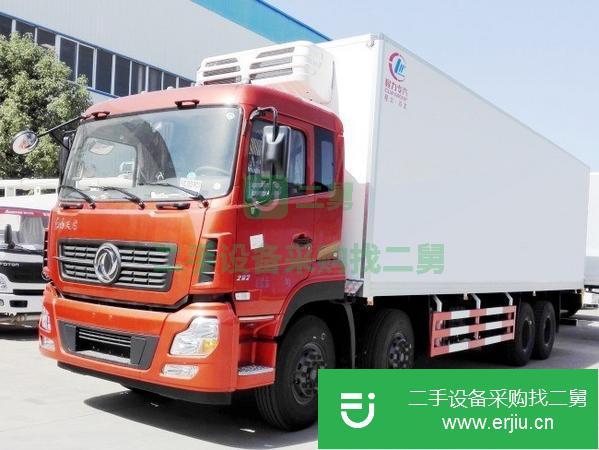 低價轉讓東風天龍前四后八9.6米冷藏車