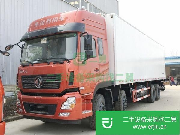 低價轉讓東風天龍前四后八9.6米冷藏車