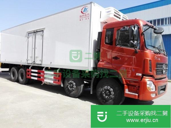 低價轉讓東風天龍前四后八9.6米冷藏車