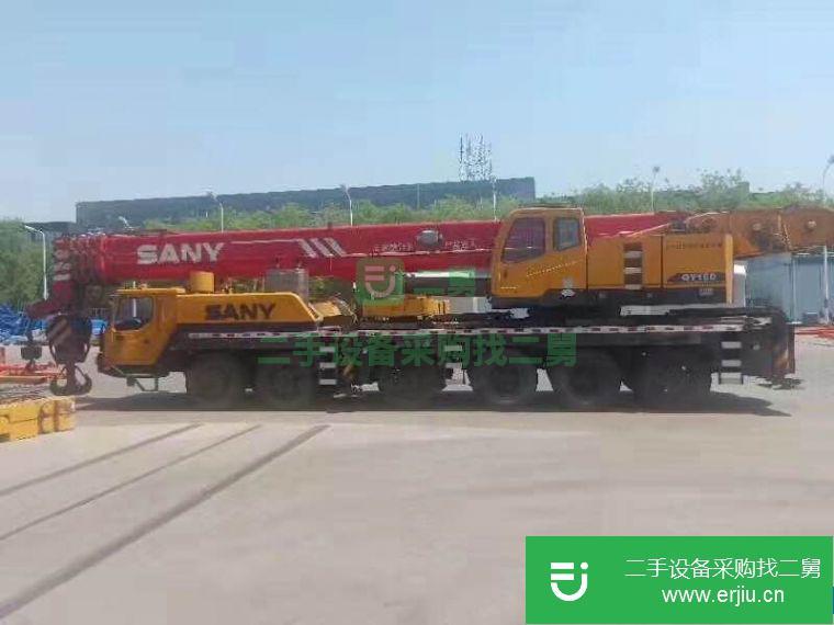 轉讓二手8成新三一QY160 160噸汽車起重機
