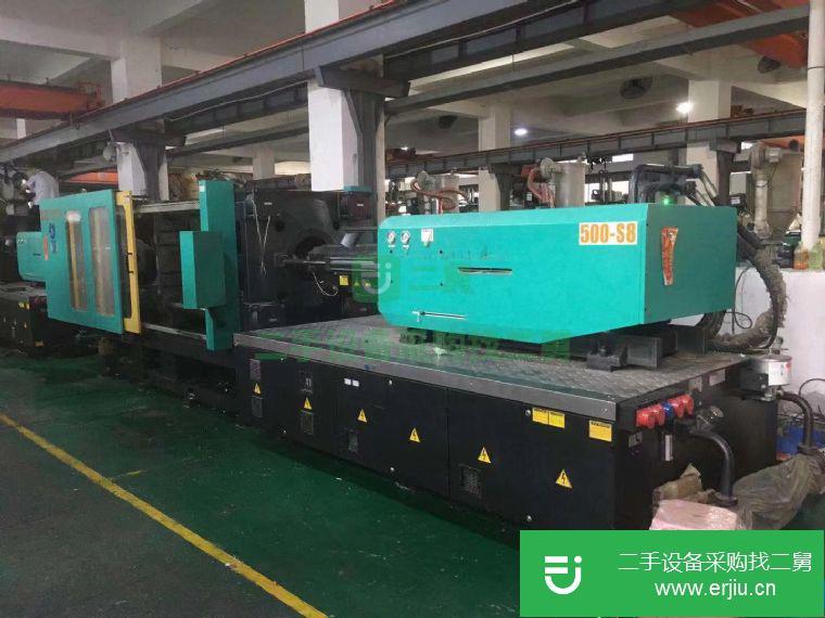 轉讓申達580噸郎格500噸工廠二手注塑機