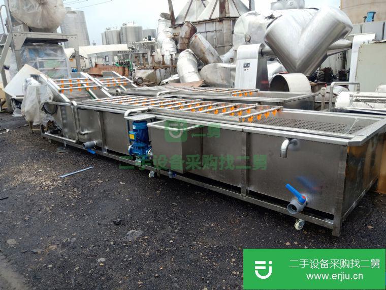 轉讓二手氣泡清洗機 二手不銹鋼蔬菜清洗機