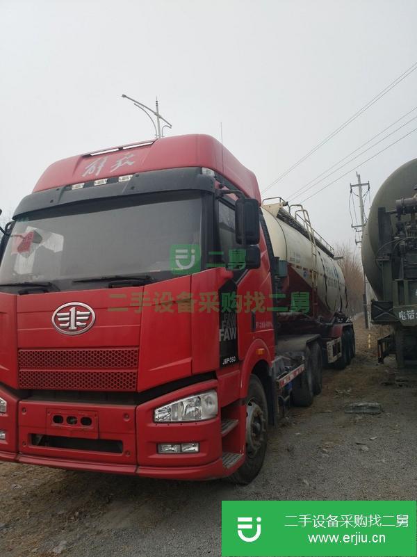 便宜出售一批二手解放j6東風天龍輕型水泥罐車手續齊全