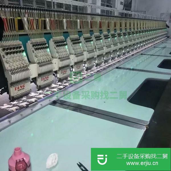 轉讓倒閉繡花廠有品牌繡花機低價處理正在做貨任挑任選。
