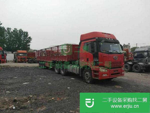 轉(zhuǎn)讓解放j6雙驅(qū)輕體,420馬力。帶17年13米掛車,可單賣。國4排放