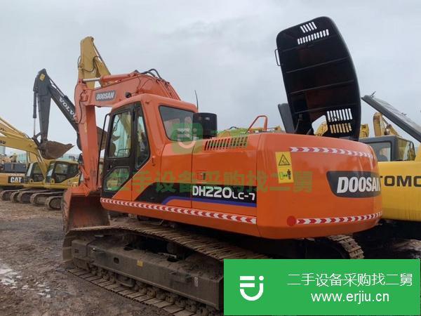 出售精品二手挖掘機斗山220-7手續全質量保證包送
