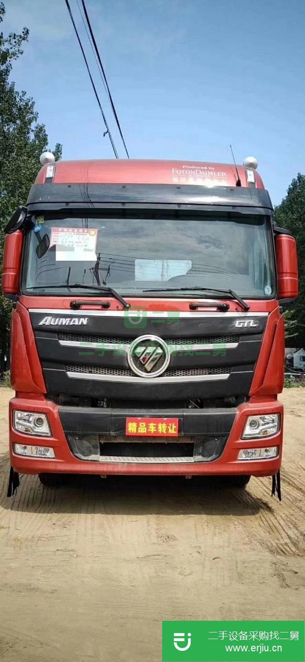 轉讓17年10月，歐曼GTL燒氣車，國五排放 420馬力牽引車