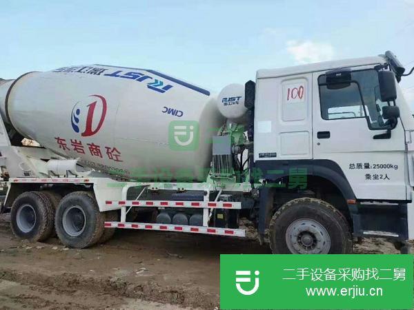 轉(zhuǎn)讓處理二手豪沃18年大14方攪拌車 支持分期 二手混凝土攪拌罐車