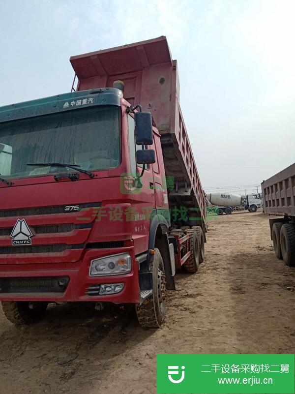 轉讓處理16年二手豪沃自卸車 375馬力 后八輪