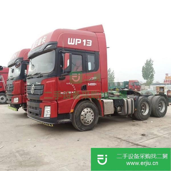 轉讓二手18年陜汽德龍雙驅輕體牽引車，500馬力，12 速