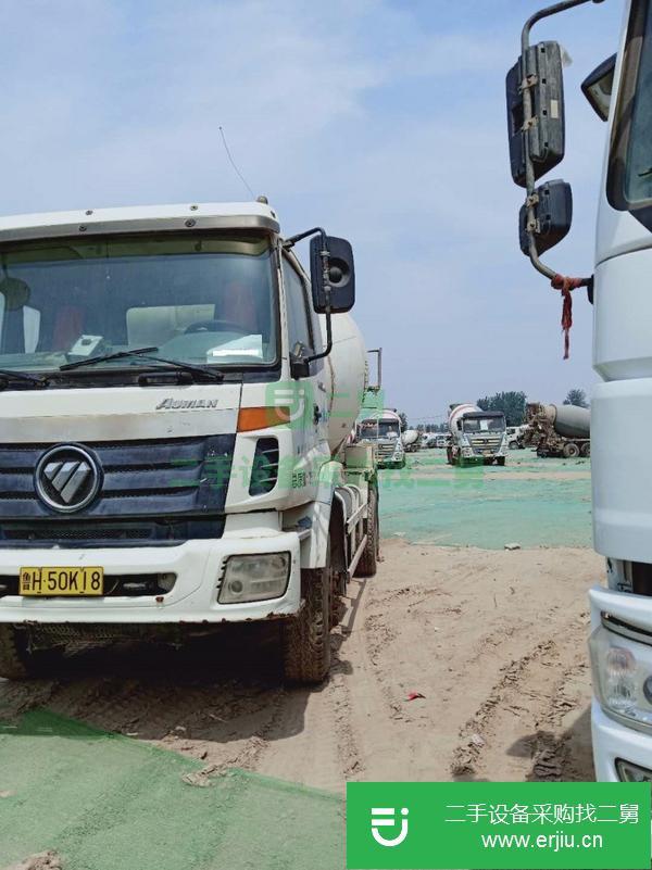 急轉(zhuǎn)13年二手歐曼攪拌車 340馬力 后八輪 大14方