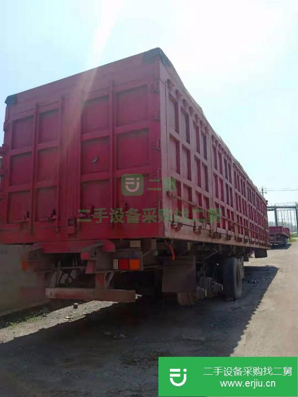 轉(zhuǎn)讓剛到家一批沒手續(xù)14米側(cè)翻半掛車 原車原版