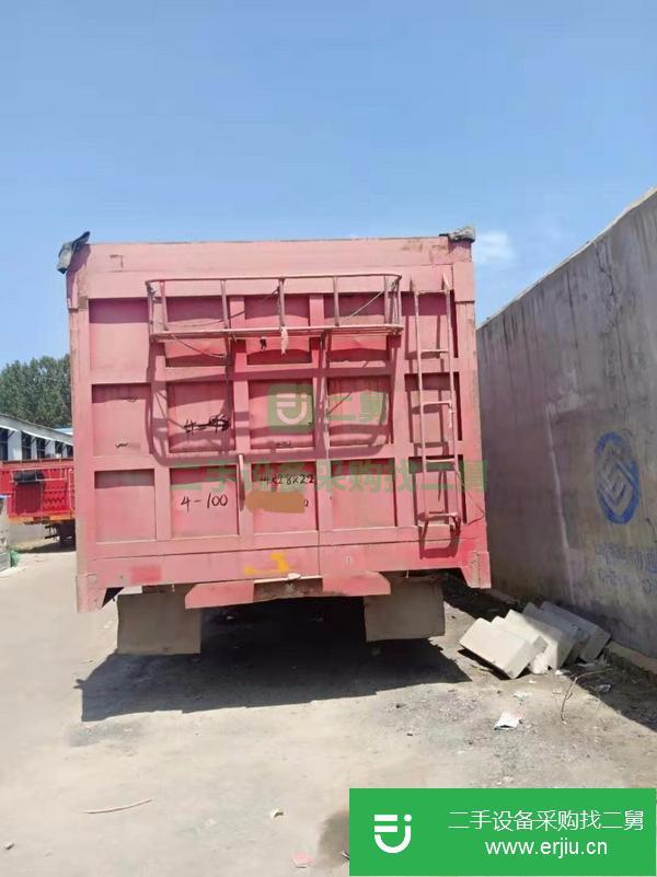 轉(zhuǎn)讓剛到家一批沒手續(xù)14米側(cè)翻半掛車 原車原版